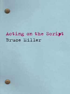 cover image of Acting on the Script